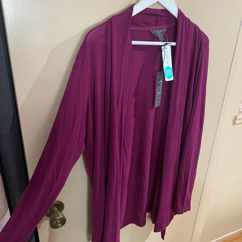 NWT MIX by 41hawthorn Abrianna long sleeve knit cardigan